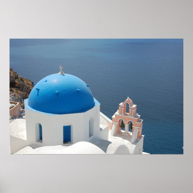 Santorini Greece Poster (Front)