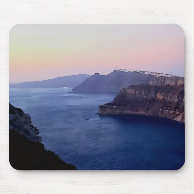 Santorini Greece Souvenir Mousepad (Front)