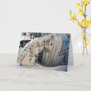 Santorini, Greece Souvenirs - card
