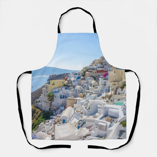 Santorini Greece -  sunny-summer day in Santorini Apron (Front)
