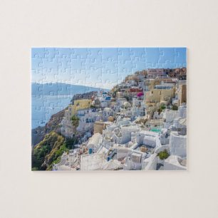 Santorini Greece -  sunny-summer day in Santorini Jigsaw Puzzle