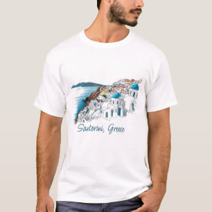 Santorini Greece T-Shirt