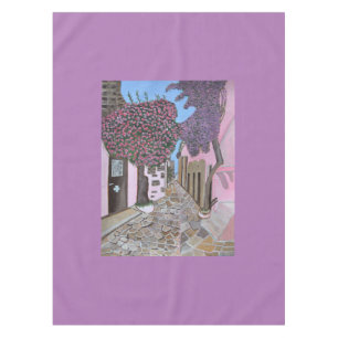 Santorini, Greece tablecloth 