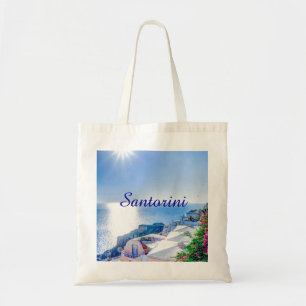 Santorini Greece Tote Bag