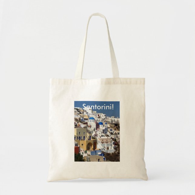 Santorini, Greece Tote Bag (Front)
