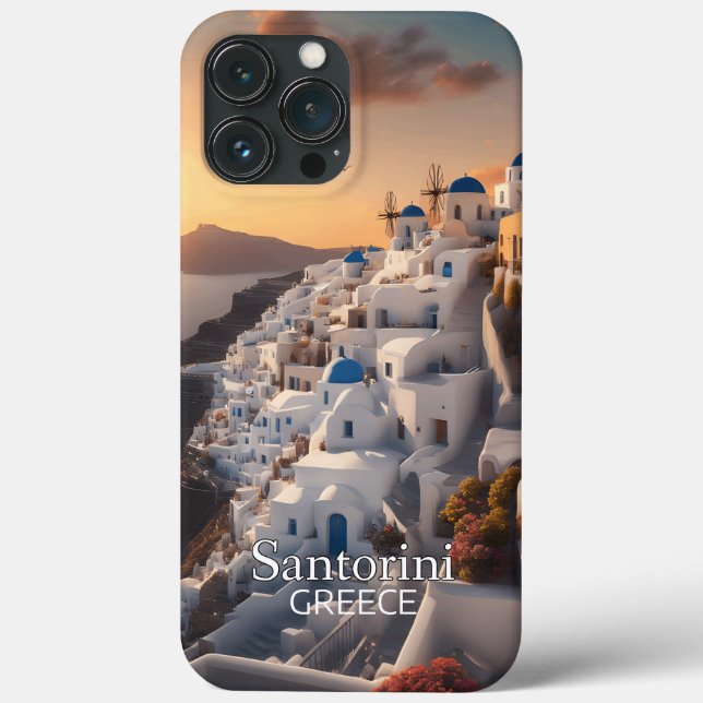Santorini, Greece: Unforgettable Vacation Paradise Case-Mate iPhone Case (Back)