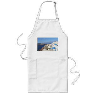 Santorini, Greece, Village of Oia, Photography Long Apron