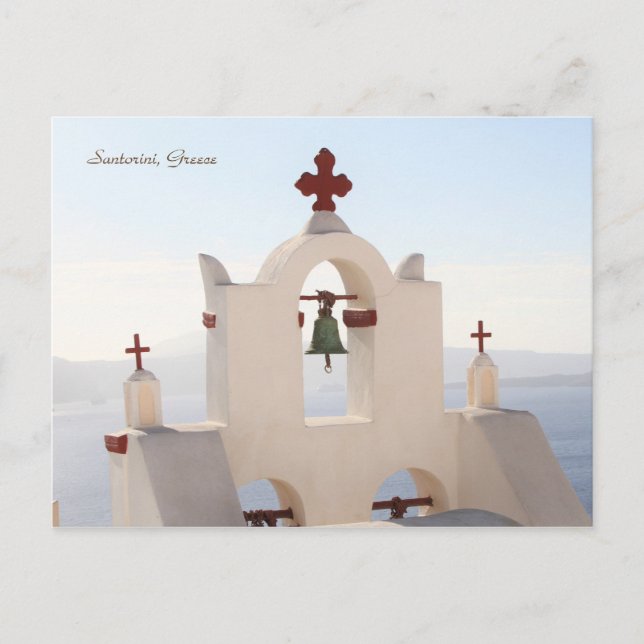 Santorini, Greece, Village of Oia, Photography Postcard (Front)