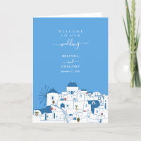 Santorini Greece Wedding Order of Service