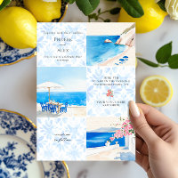 Santorini Greek Beach Wedding