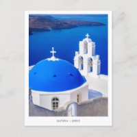 Santorini Greek church in Firostefani, Greece
