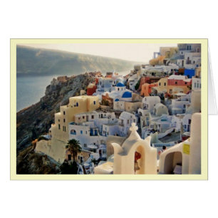Santorini Greek Island Blue and White Houses