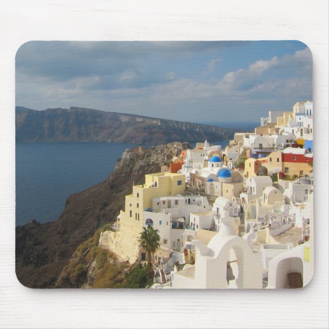 Santorini in the Afternoon Sun Mouse Pad (Front)