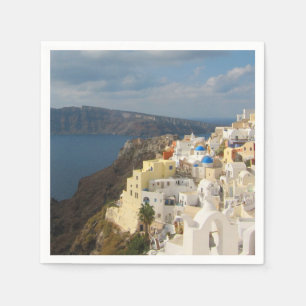 Santorini in the Afternoon Sun Napkin