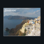 Santorini in the Afternoon Sun Postcard<br><div class="desc">Oia,  Santorini shimmers in the afternoon sun.</div>