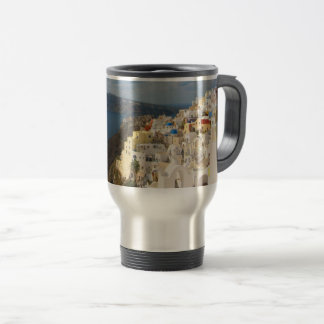 Santorini in the Afternoon Sun Travel Mug