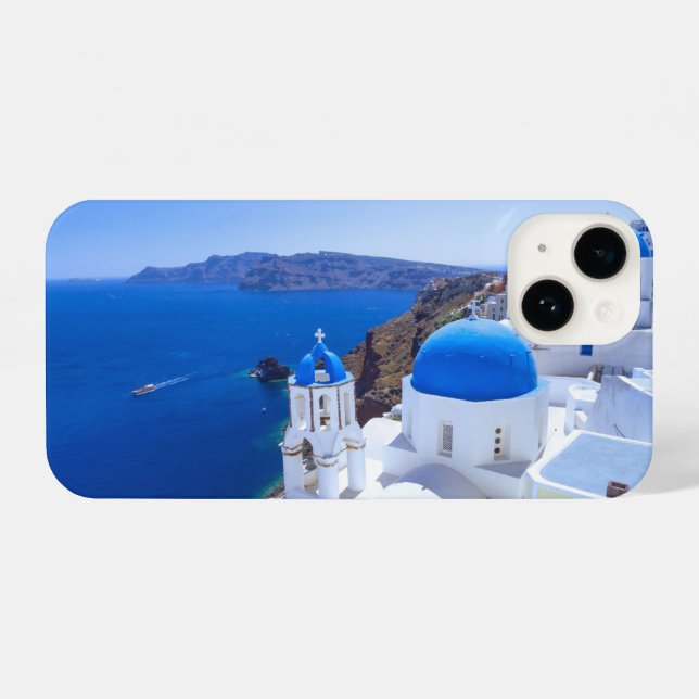 Santorini iPhone Case (Back Horizontal)