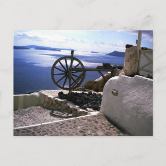 Santorini Island Greece Postcard