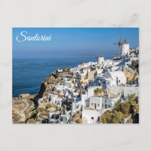 Santorini Island Postcard