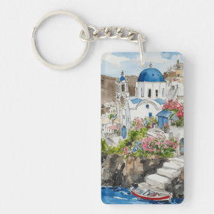 Santorini Key Ring
