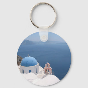 Santorini Keychain