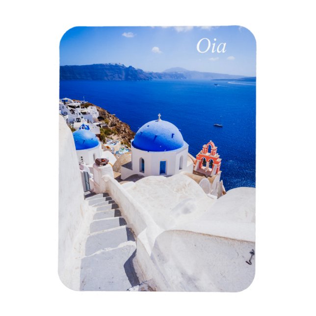 Santorini Magnet (Vertical)