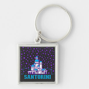 Santorini Memory.b Key Ring