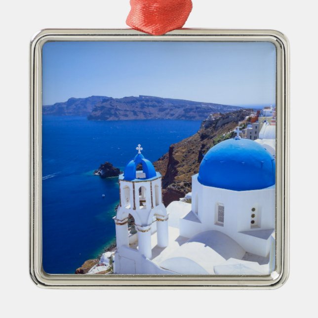 Santorini Metal Tree Decoration (Front)