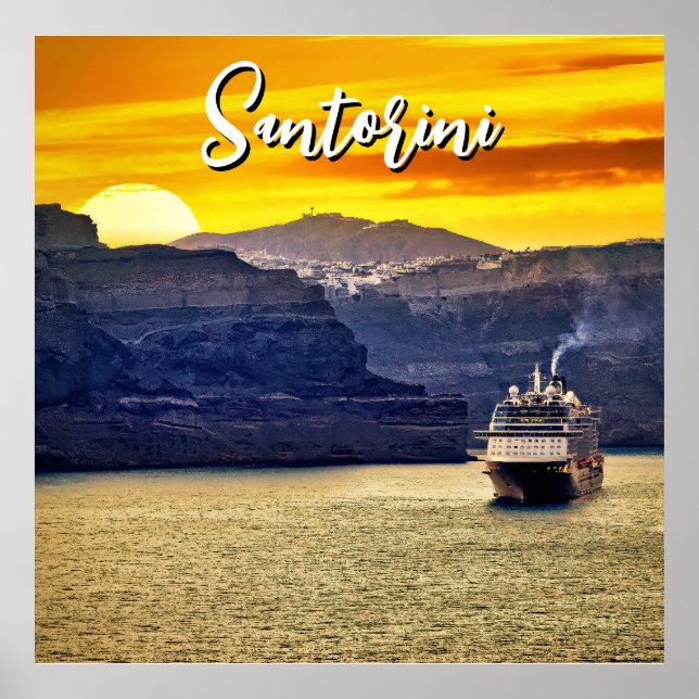 Santorini Poster (Front)