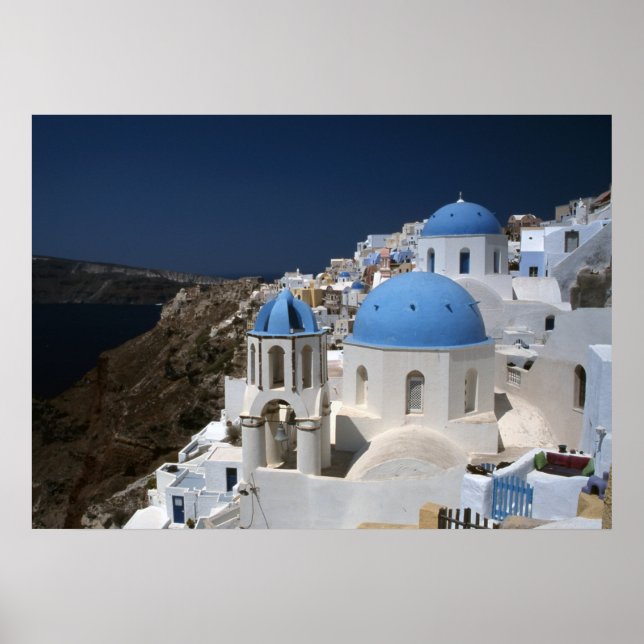 Santorini Print, Value Poster Paper (Matte) (Front)