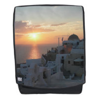 Santorini Sunset Adult Backpack