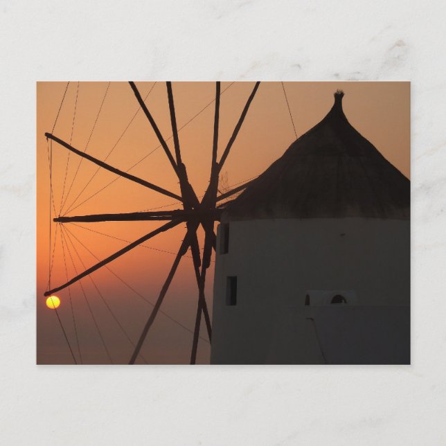 Santorini Sunset Postcard (Front)