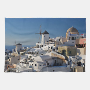 Santorini Tea Towel