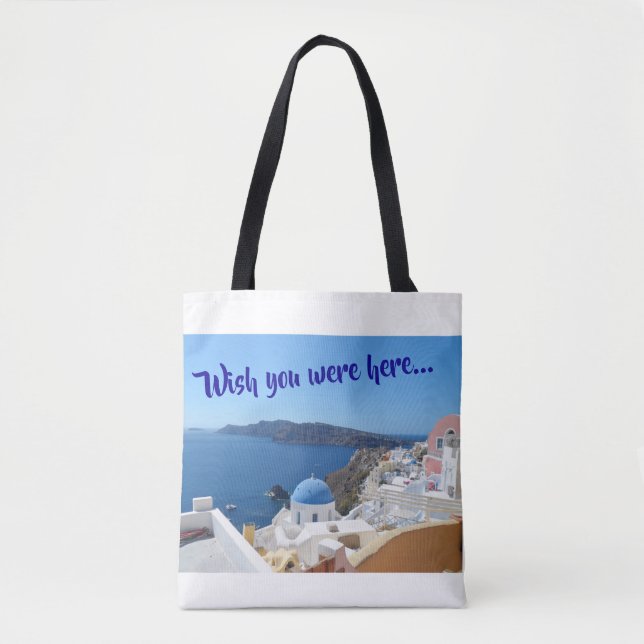 Santorini Tote Bag (Front)