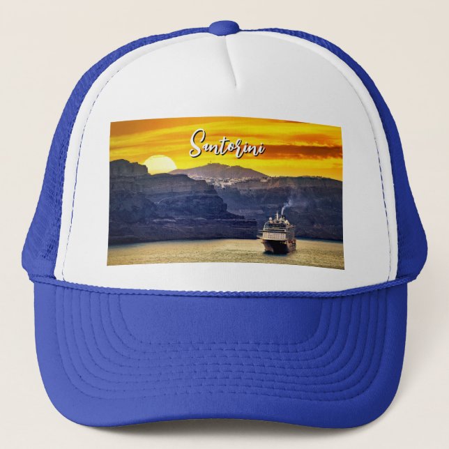 Santorini Trucker Hat (Front)