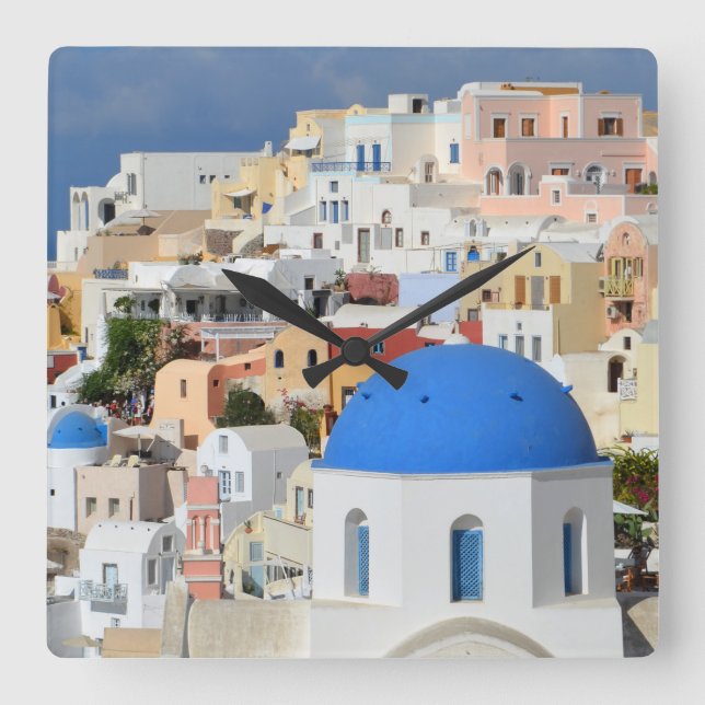 Santorini Wall Clock (Front)