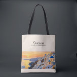 Santorini Watercolor Shoulder Tote Bag<br><div class="desc">Santorini Watercolor Shoulder Tote Bag - Personalized Honeymoon Gift - Timeless Beauty - Customizable Art Capture the magic of your love story with our stunning Santorini Watercolor Shoulder Tote Bag! This exquisite tote features a breathtaking watercolor depiction of Santorini during the golden hour, showcasing its iconic beauty. The front elegantly...</div>