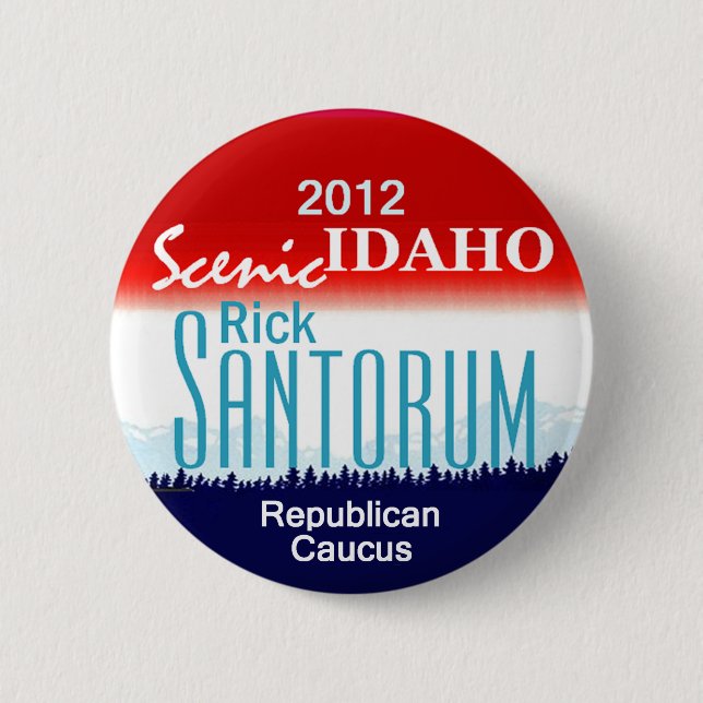 Santorum IDAHO Button (Front)