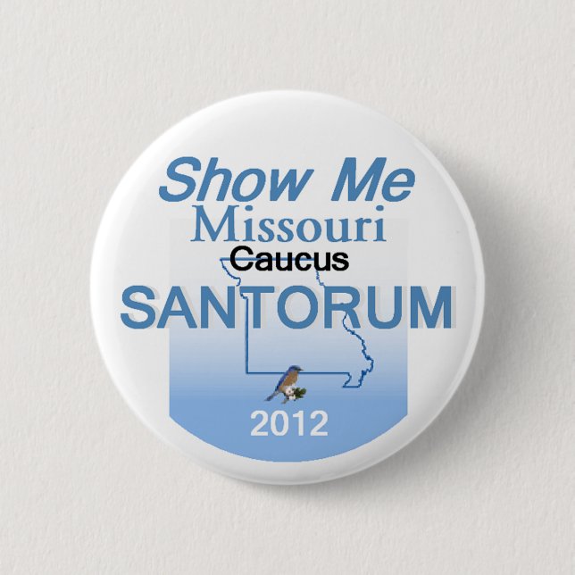 Santorum MISSOURI Button (Front)