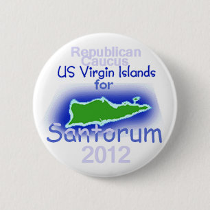 Santorum VIRGIN ISLANDS Button