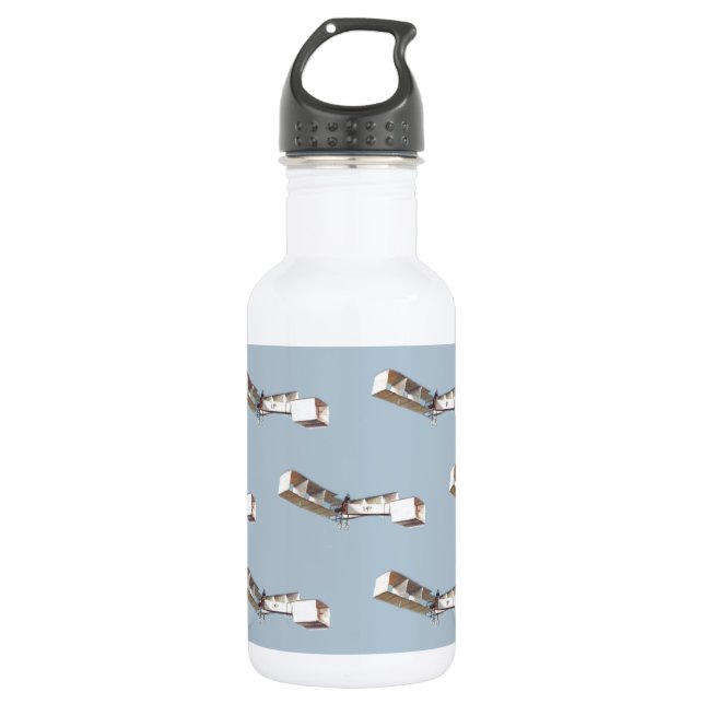 Santos-Dumont 14-Bis Aeroplane 532 Ml Water Bottle (Front)