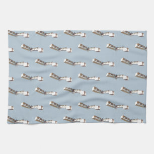 Santos-Dumont 14-Bis Aeroplane Tea Towel