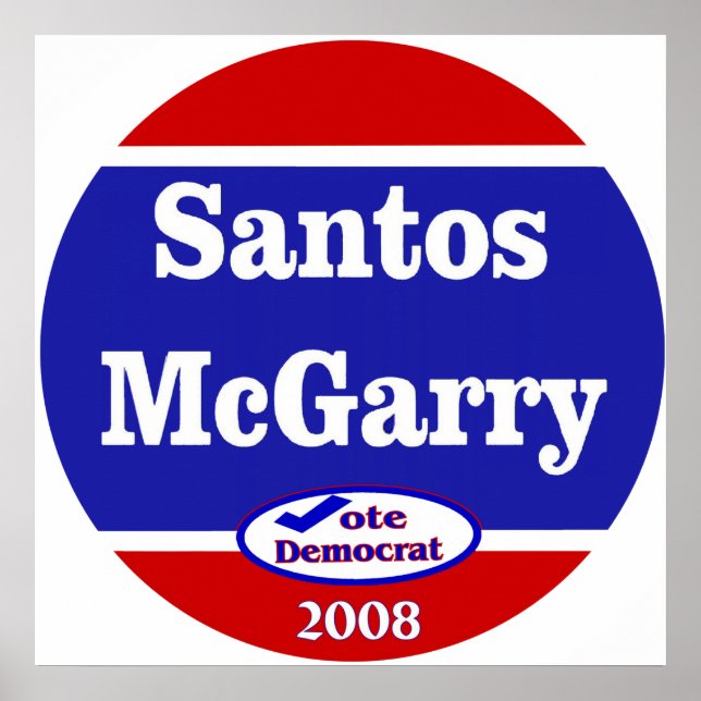 Santos McGarry in 2008 Poster (Front)