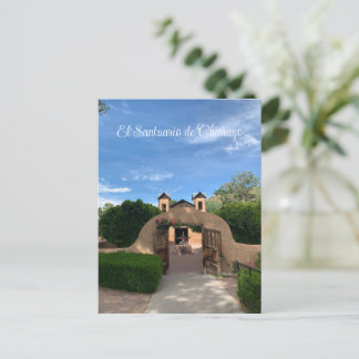 Santuario de Chimayo church photograph catholic  Postcard