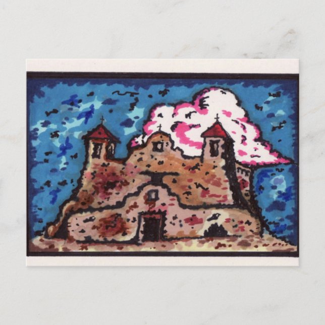 Santuario de Chimayo oily Postcard (Front)