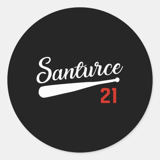 Santurce 21 Puerto Rico Classic Round Sticker (Front)