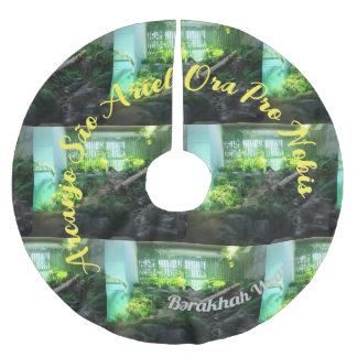 São Ariel PANDA Saio de Arvore Brushed Polyester Tree Skirt