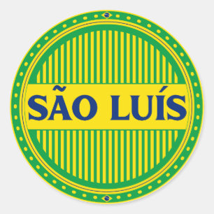 São Luís City Pride – Brazilian Identity Classic Round Sticker