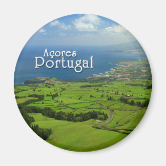 Sao Miguel green landscape Magnet