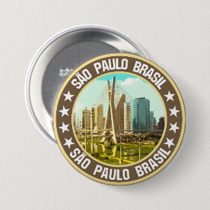 São Paulo 7.5 Cm Round Badge